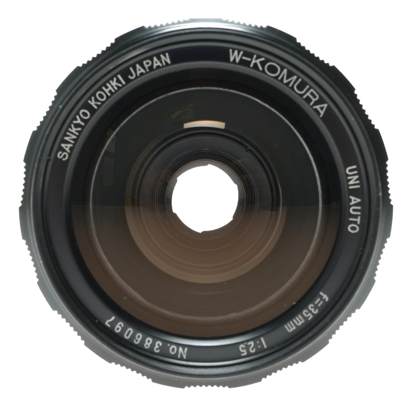 W-Komura Uni Auto 35mm f/2.5 Vintage Lens Made in Japan - View 2