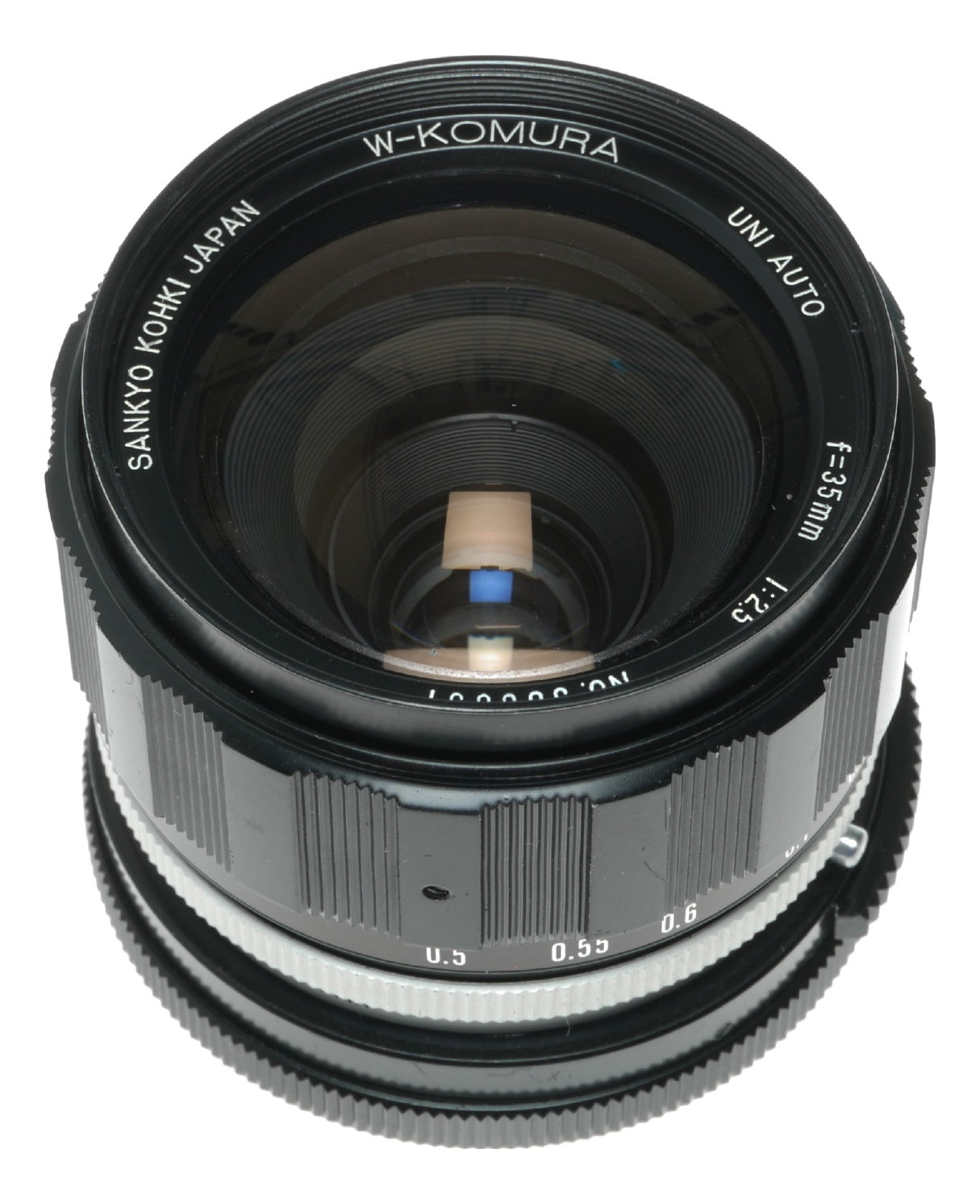 W-Komura Uni Auto 35mm f/2.5 Vintage Lens Made in Japan - View 6