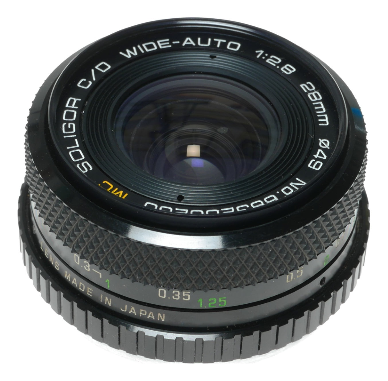 Soligor C/D Wide-Auto 28mm f/2.8 Vintage Prime Lens Made in Japan - View 2