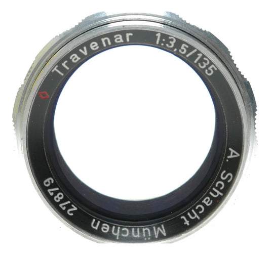 Travenar 135mm f/3.5 Vintage Camera Lens by A. Schacht München - View 11