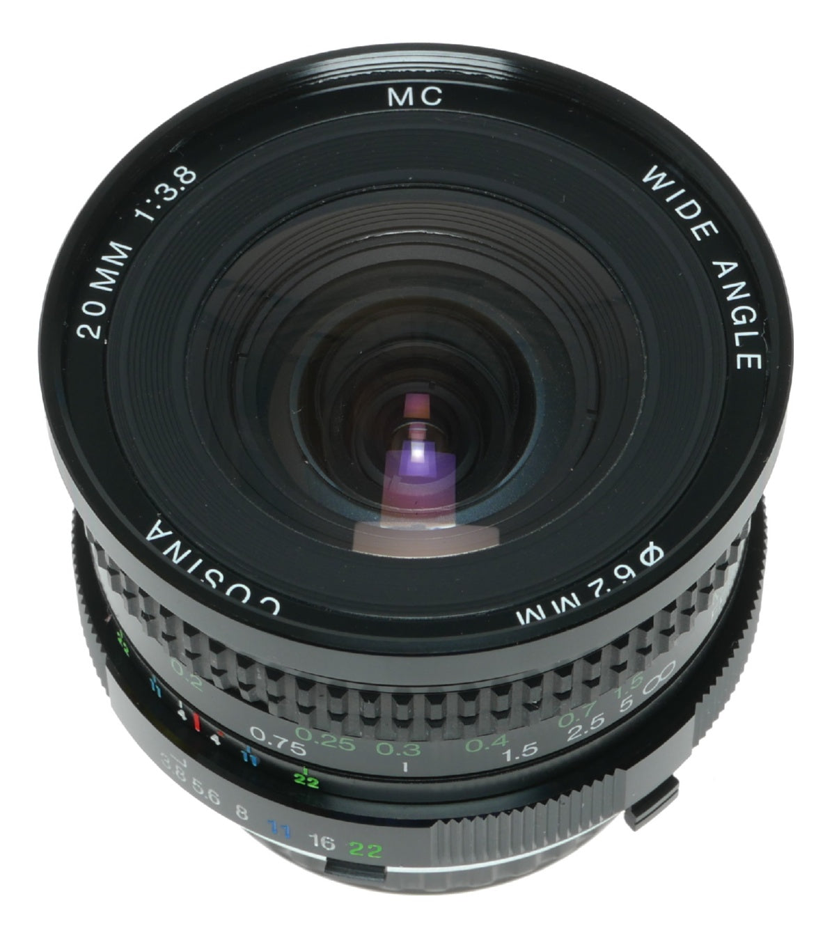 Cosina 20mm f/3.8 MC Wide Angle Lens for M/MD Mount Cameras - View 11