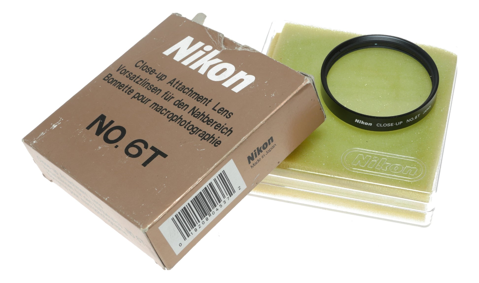 Nikon No. 6T Close-Up Attachment Lens for Macro Photography, Made in Japan