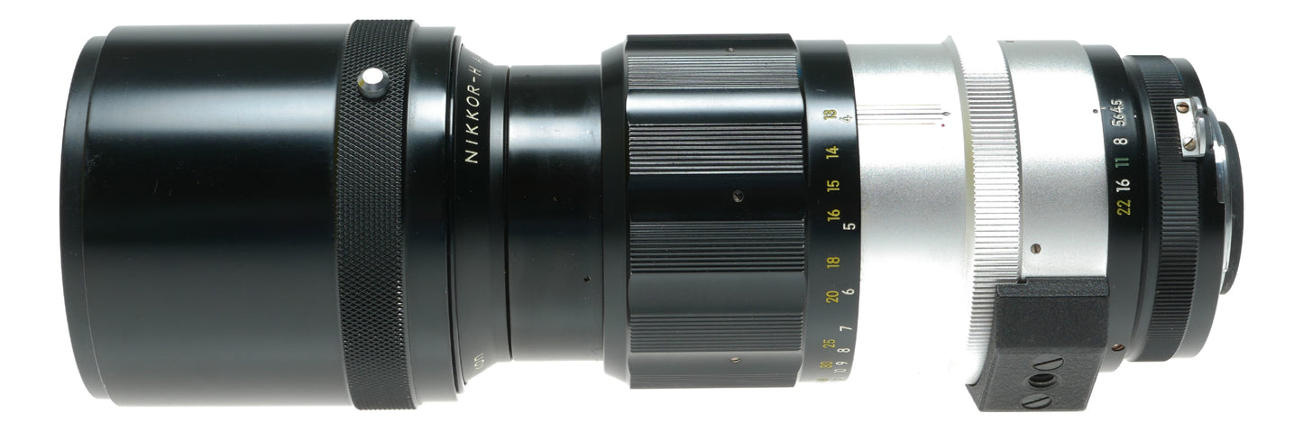 Nikon Nikkor-H Auto 1:4.5 f=300mm Vintage Telephoto Lens - View 9