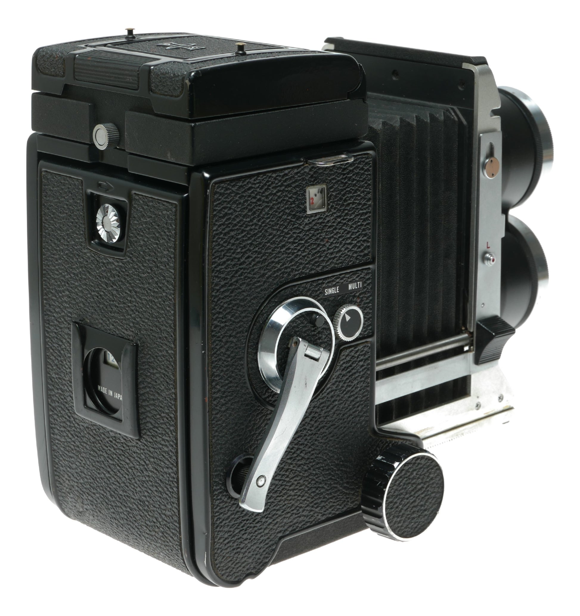 Mamiya C330 Professional TLR Camera with Mamiya-Sekor 135mm f/4.5 Lens, 120 Film, Made in Japan - View 7