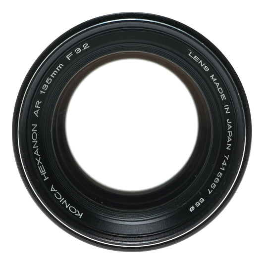 Konica Hexanon AR 135mm F3.2 Vintage Prime Lens Made in Japan - View 6