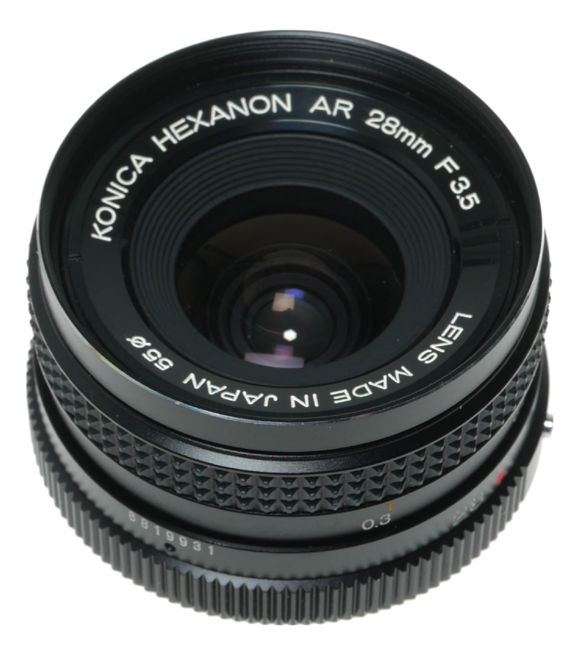 Konica Hexanon AR 28mm f/3.5 Vintage Lens Made in Japan - View 10