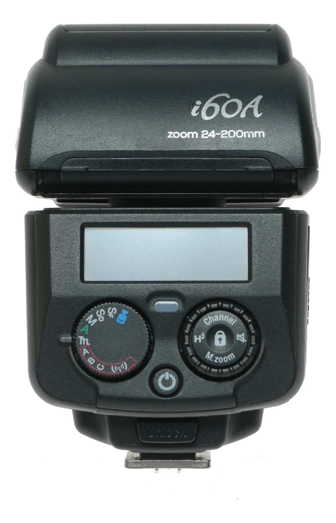 Nissin i60A Digital Flash for Nikon with Zoom 24-200mm - View 2