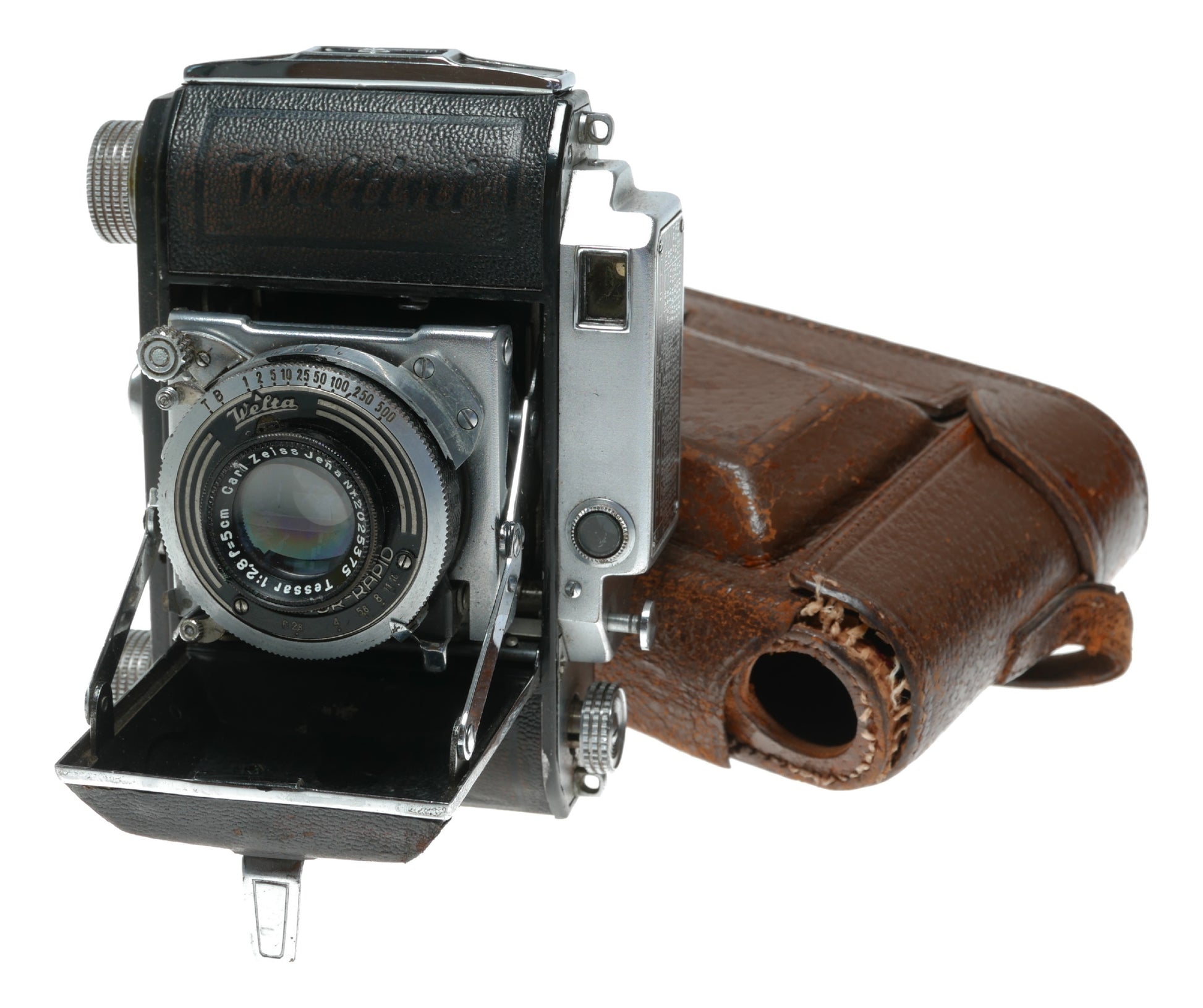 Welta Vintage Film Camera with Carl Zeiss Jena Tessar 55mm f/2.8 Lens