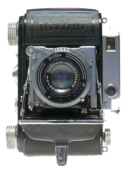 Welta Vintage Film Camera with Carl Zeiss Jena Tessar 55mm f/2.8 Lens - View 2
