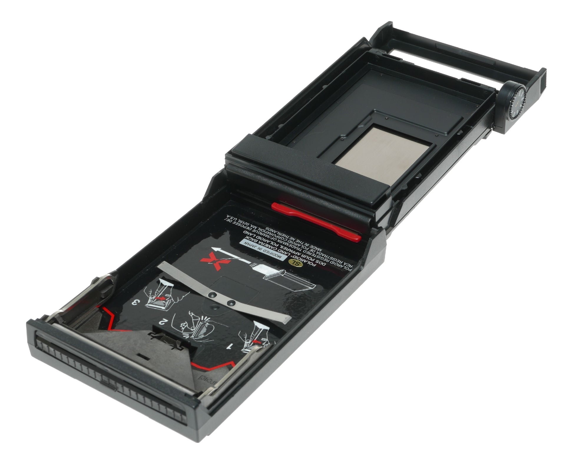Polaroid 645 PRO Land Camera Back for Mamiya with HP401 Film Holder - View 9