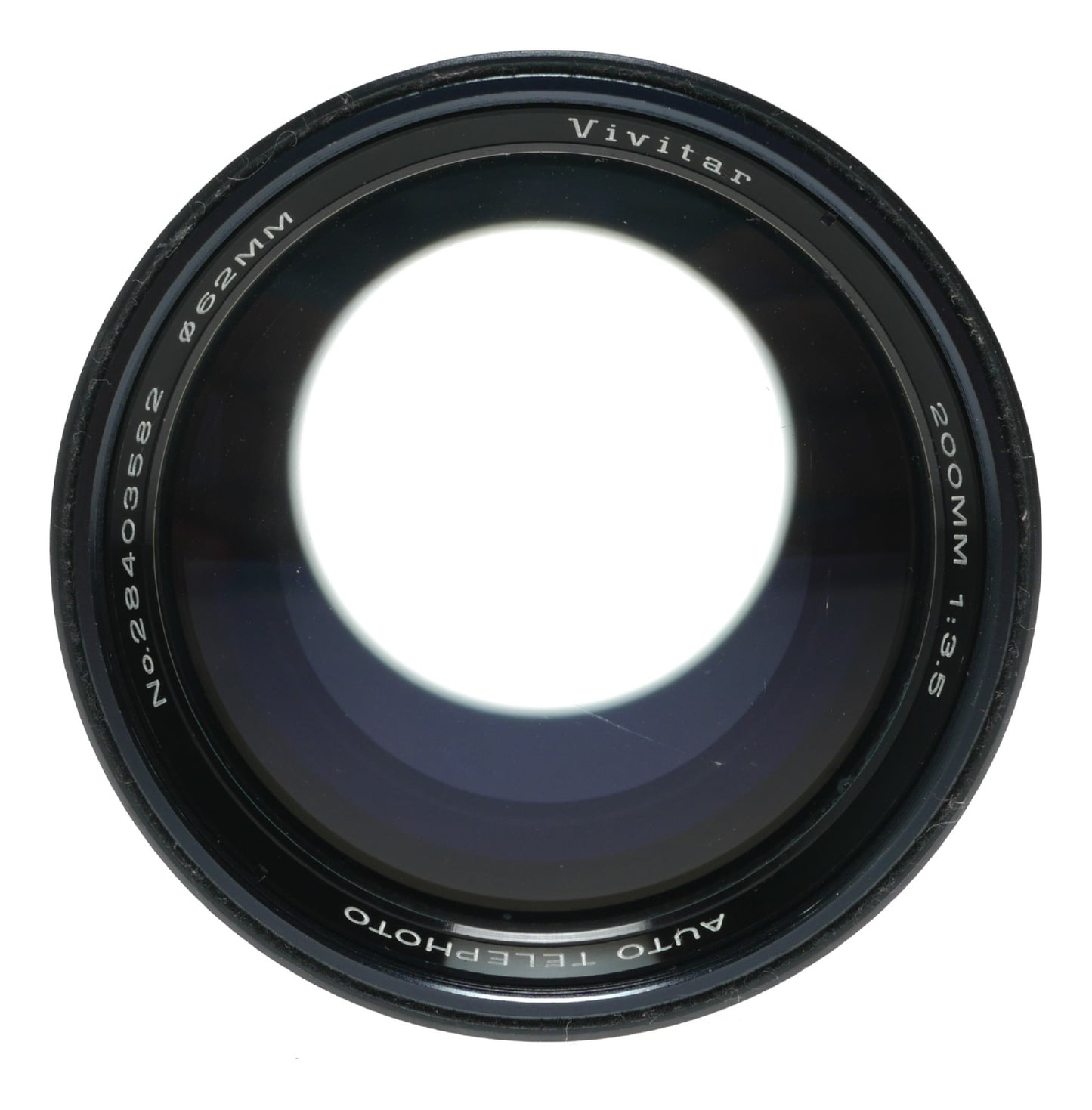 Vivitar 200mm f/3.5 Auto Telephoto Lens, 62mm Filter Thread, Made in Japan - View 2
