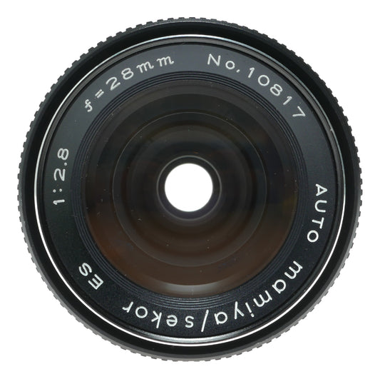 Mamiya/Sekor 28mm f/2.8 Auto ES Vintage Prime Lens Made in Japan - View 2