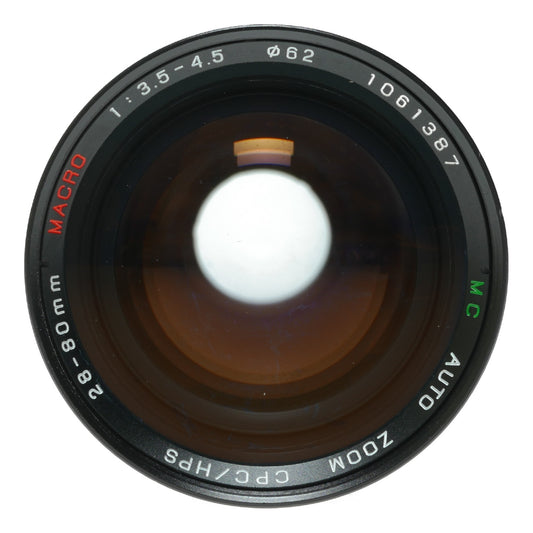 Soligor 28-80mm f/3.5-4.5 Macro Zoom Lens with Ø62 Filter Thread, Made in Japan - View 2