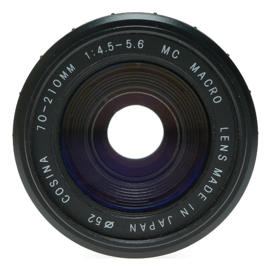 Cosina MC Macro 70-210mm f/4.5-5.6 Lens Made in Japan - View 2