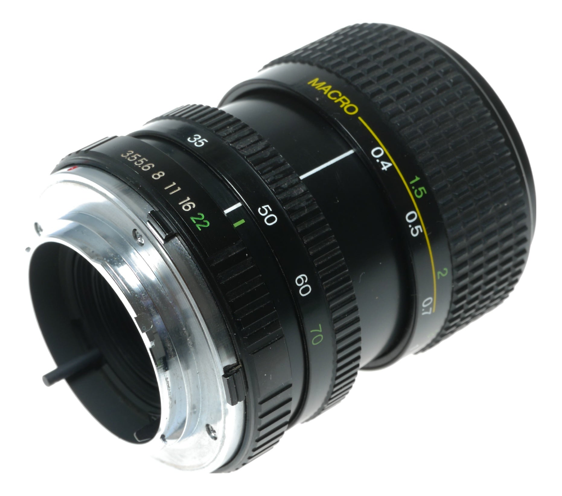 Cosina 35-70mm f/3.5-4.8 MC Macro Lens, 52mm Filter Thread, Made in Japan - View 5