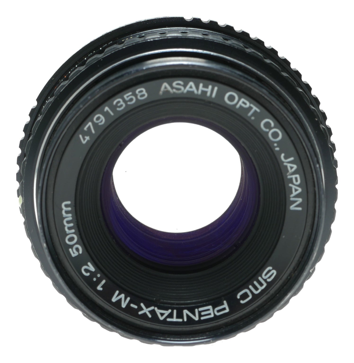 Pentax-M 50mm f/2 Vintage SLR Lens by Asahi Optical Co. Japan - View 4