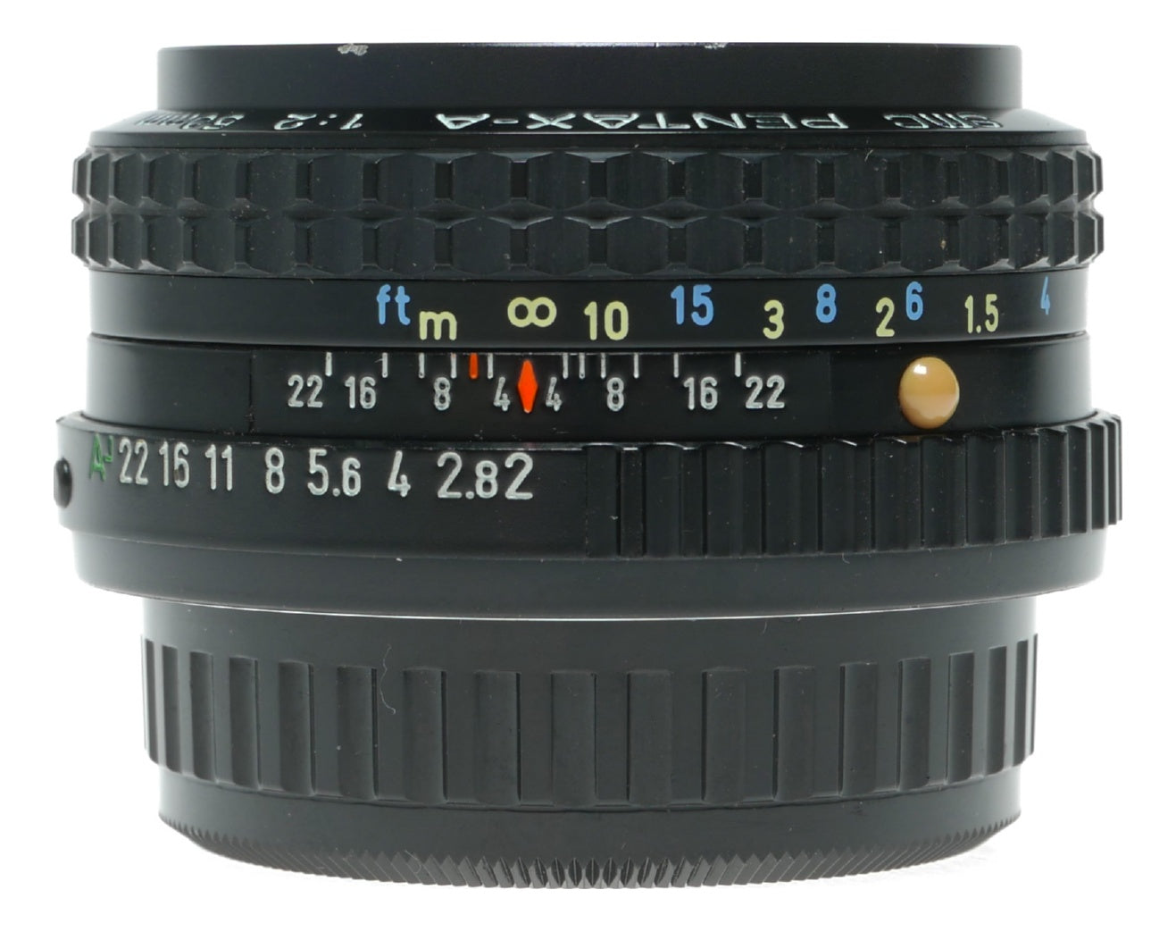 Pentax SMC Pentax-A 50mm f/2 Vintage SLR Camera Lens - View 8