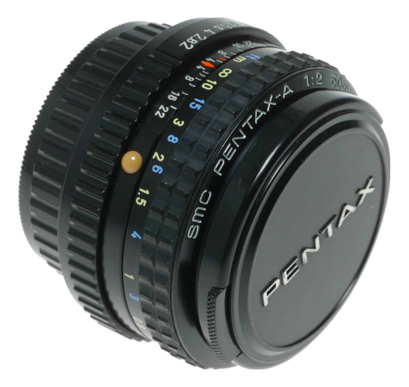 Pentax SMC Pentax-A 50mm f/2 Vintage SLR Camera Lens - View 12