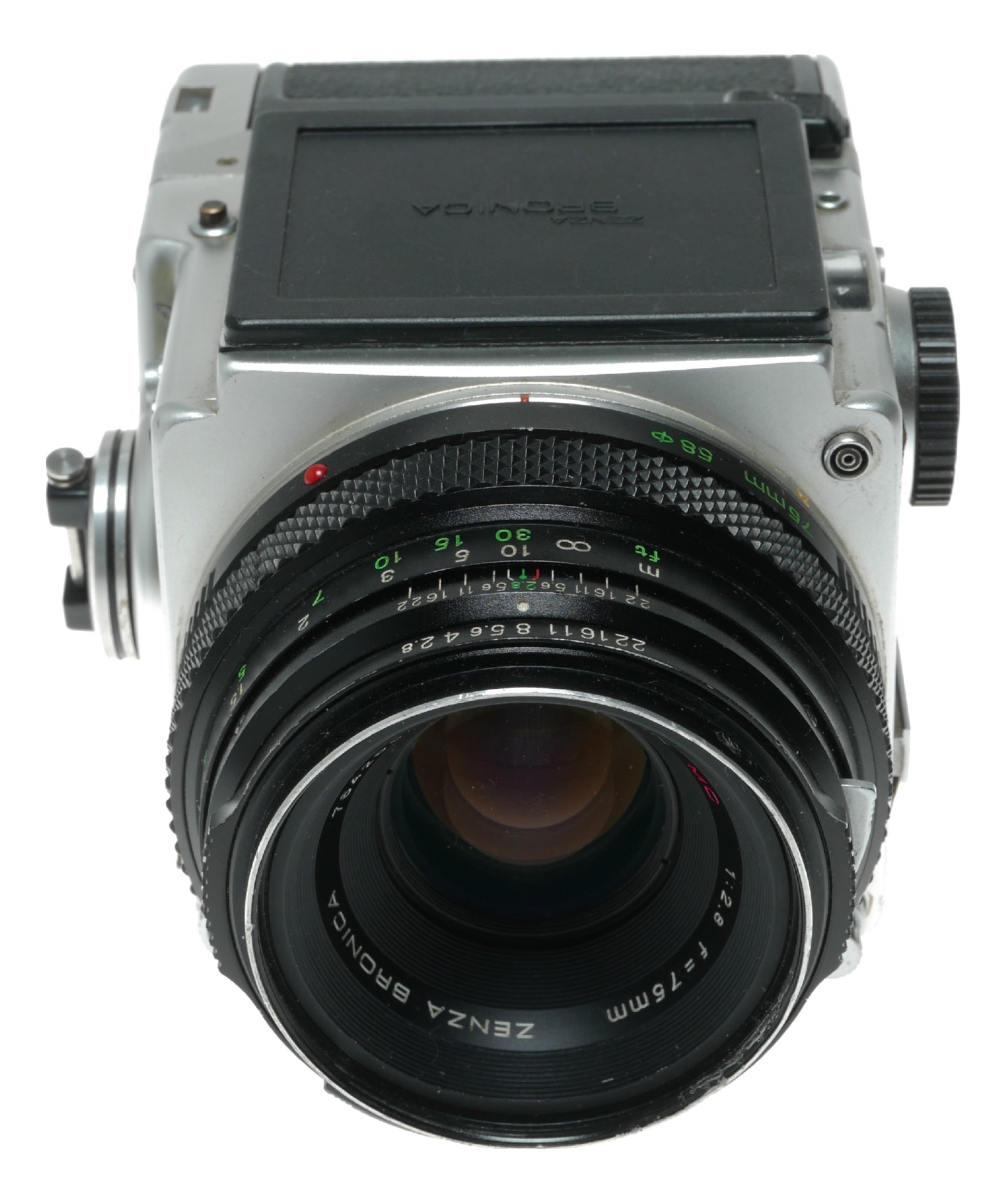 Zenza Bronica ETRS Medium Format Film Camera with Zenzanon 75mm f/2.8 MC Lens - View 2