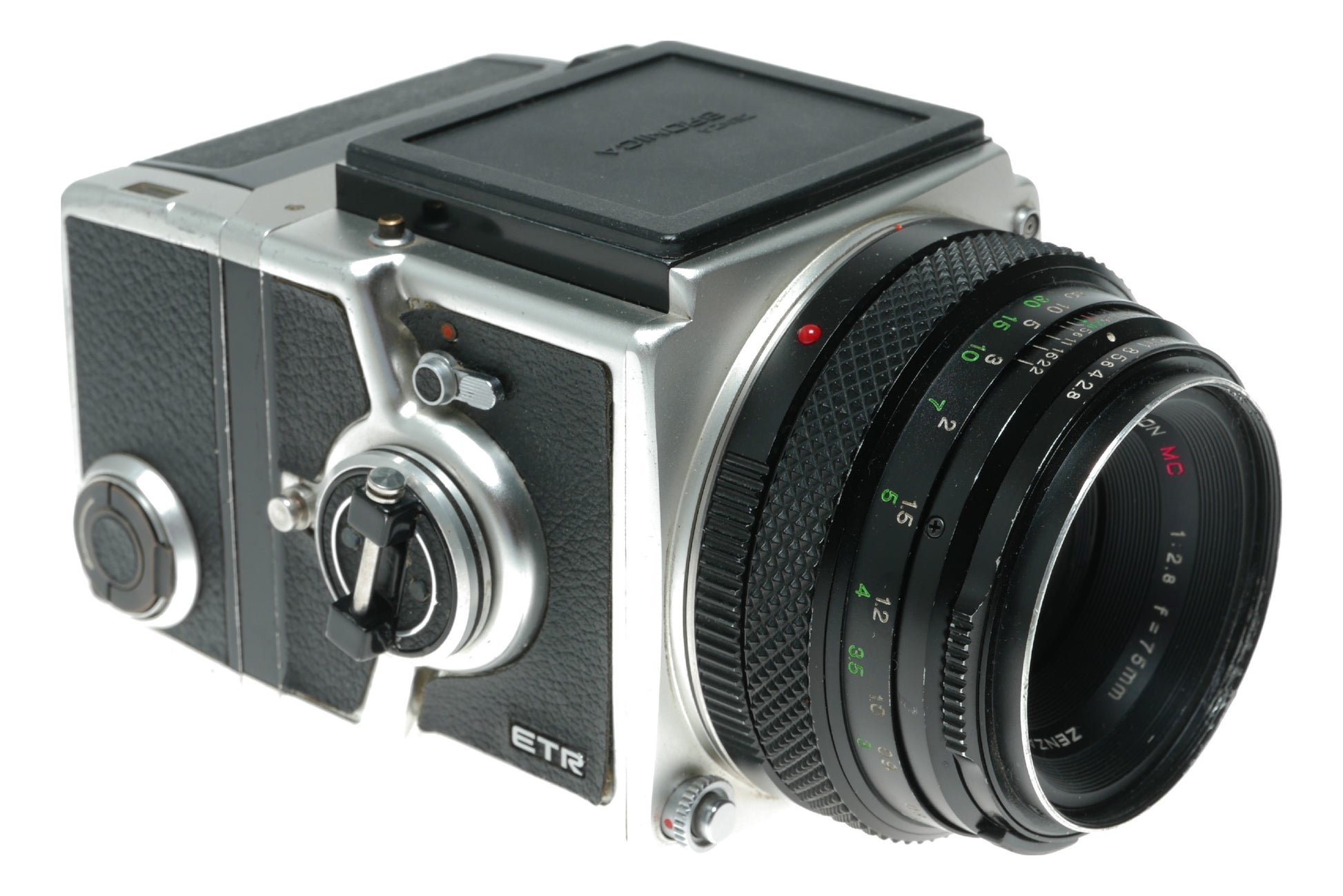 Zenza Bronica ETRS Medium Format Film Camera with Zenzanon 75mm f/2.8 MC Lens - View 4
