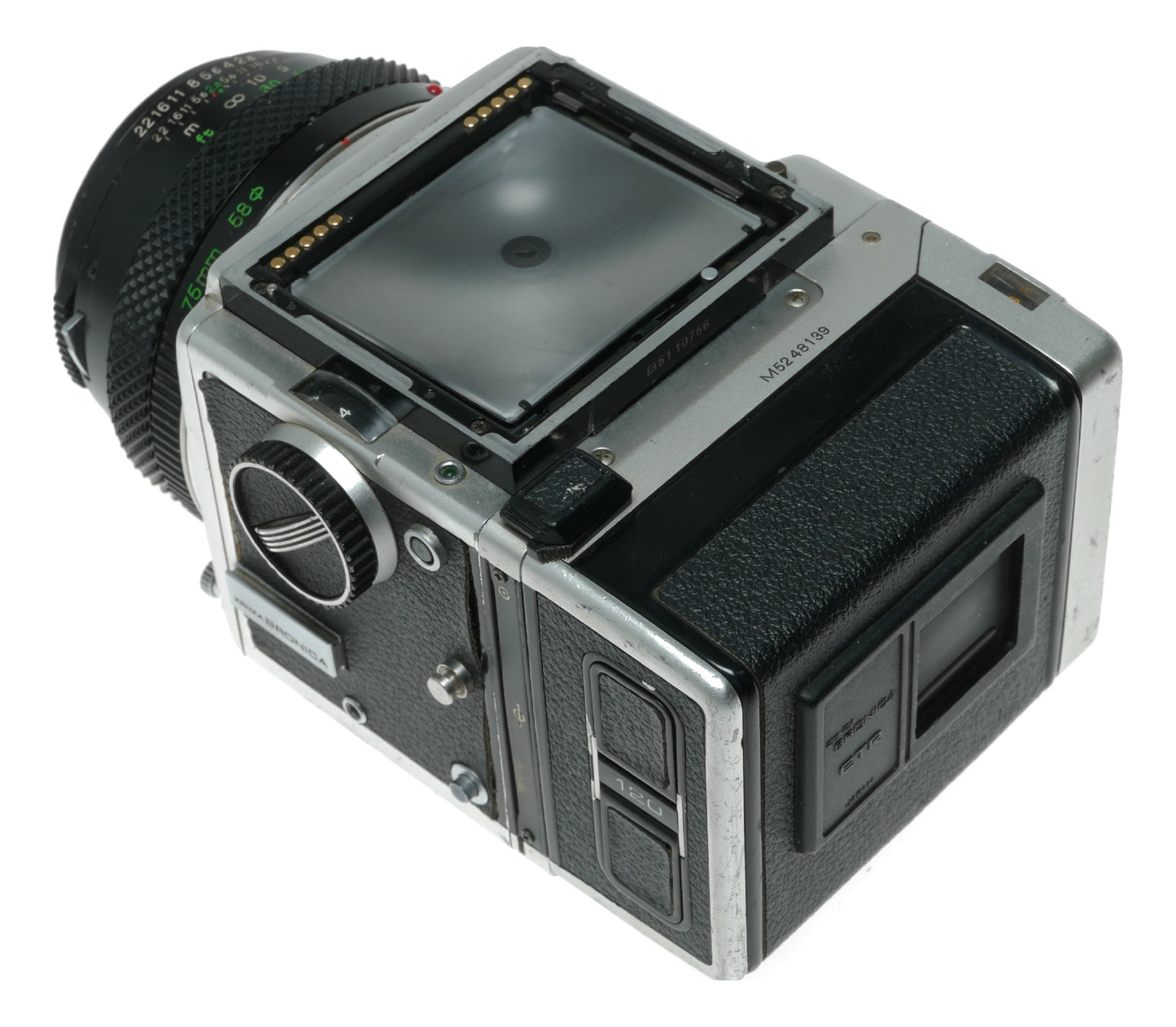 Zenza Bronica ETRS Medium Format Film Camera with Zenzanon 75mm f/2.8 MC Lens - View 12