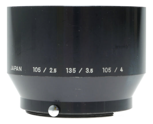 Nikon HS-4 Vintage Rangefinder Camera with 105mm f/2.5, 135mm f/3.5, and 105mm f/4 Lenses