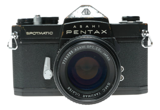 Asahi Pentax Spotmatic Vintage SLR Camera with SMC Takumar 1:1.4/50mm Lens