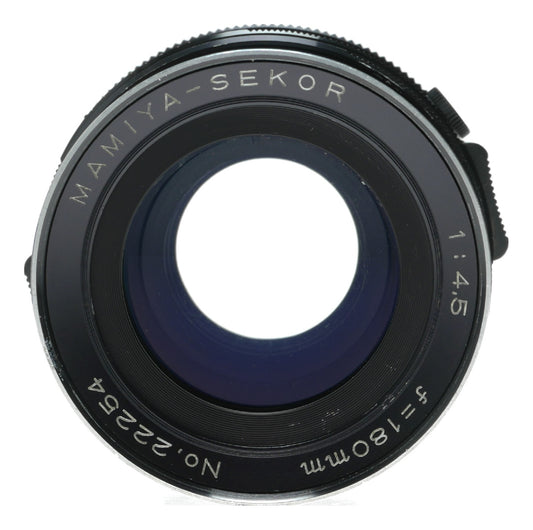 Mamiya-Sekor 180mm f/4.5 Vintage Camera Lens Made in Japan - View 2