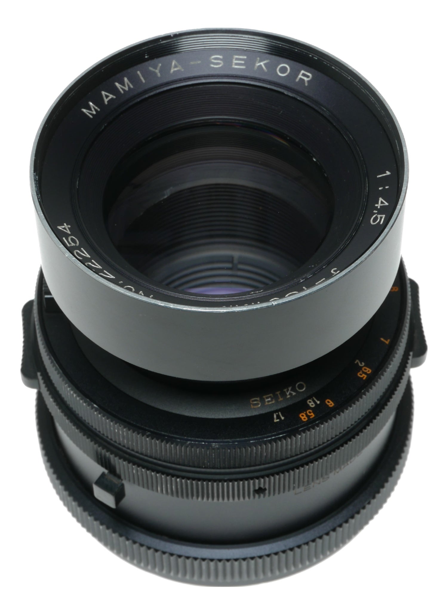 Mamiya-Sekor 180mm f/4.5 Vintage Camera Lens Made in Japan - View 9