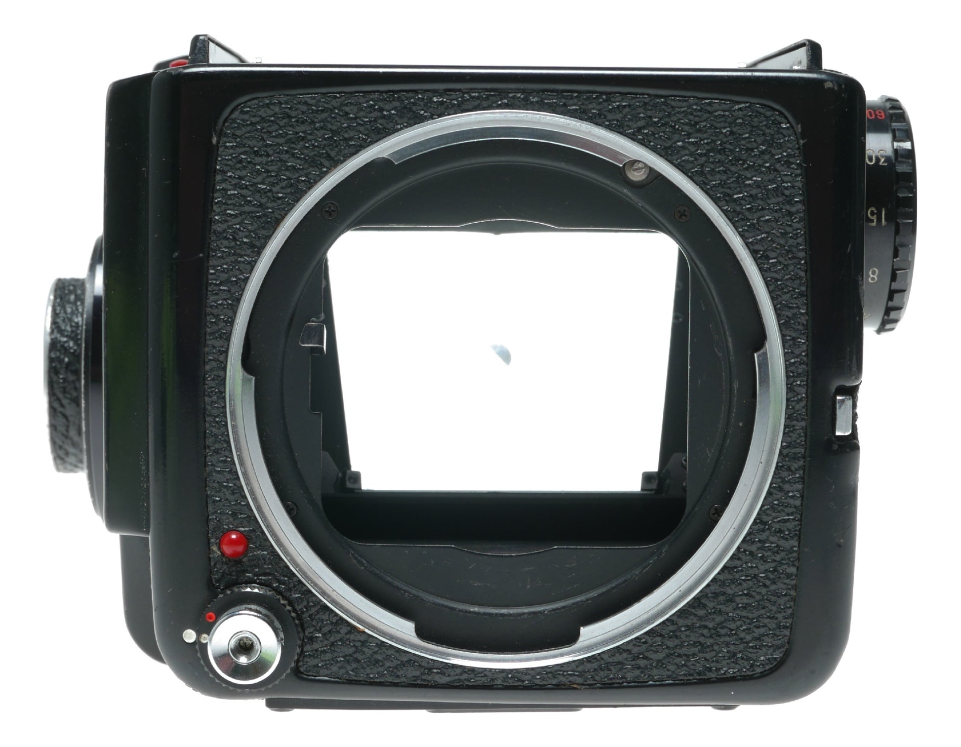 Mamiya M645J Vintage Medium Format Film Camera - Silver Oxide Battery Model - View 2
