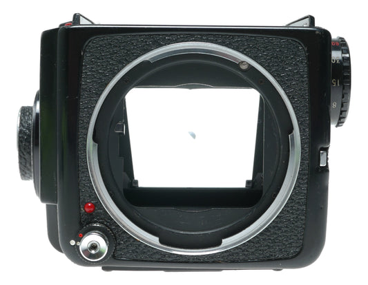 Mamiya M645J Vintage Medium Format Film Camera - Silver Oxide Battery Model - View 2