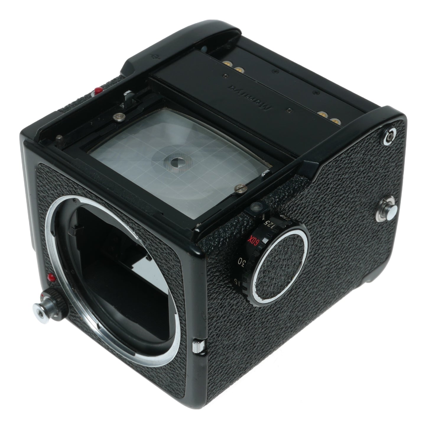 Mamiya M645J Vintage Medium Format Film Camera - Silver Oxide Battery Model - View 3
