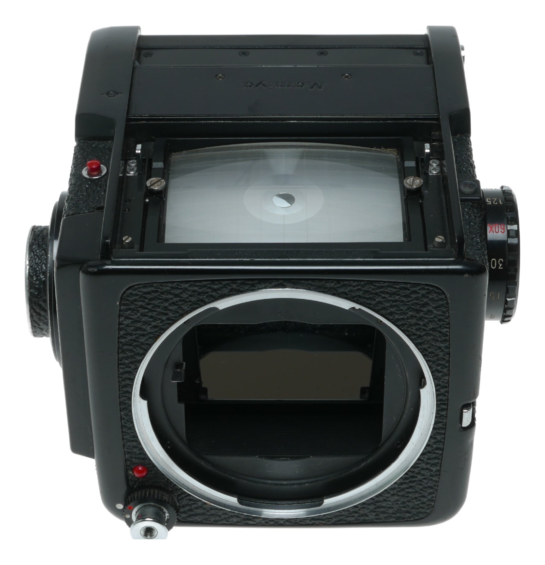 Mamiya M645J Vintage Medium Format Film Camera - Silver Oxide Battery Model - View 4