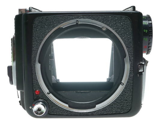 Mamiya M645 Vintage Film Camera with Multiple Exposure Settings and Mirror Lock-Up Feature