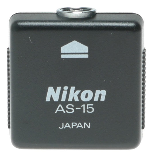 Nikon AS-15 Sync Terminal Adapter for Flash Photography, Made in Japan - View 3