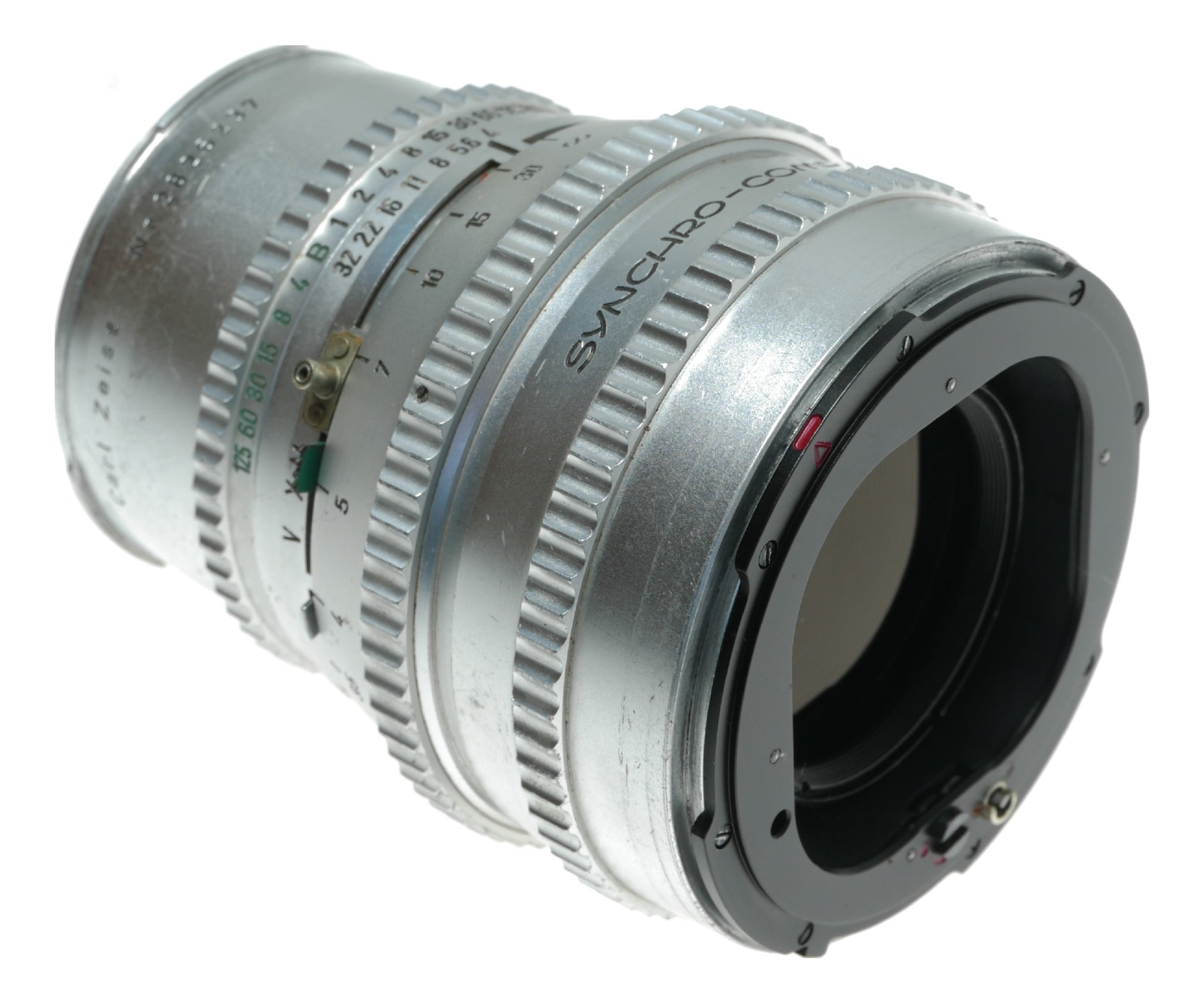Carl Zeiss Sonnar 150mm f/4 Vintage Camera Lens with Synchro-Compur Shutter - View 4