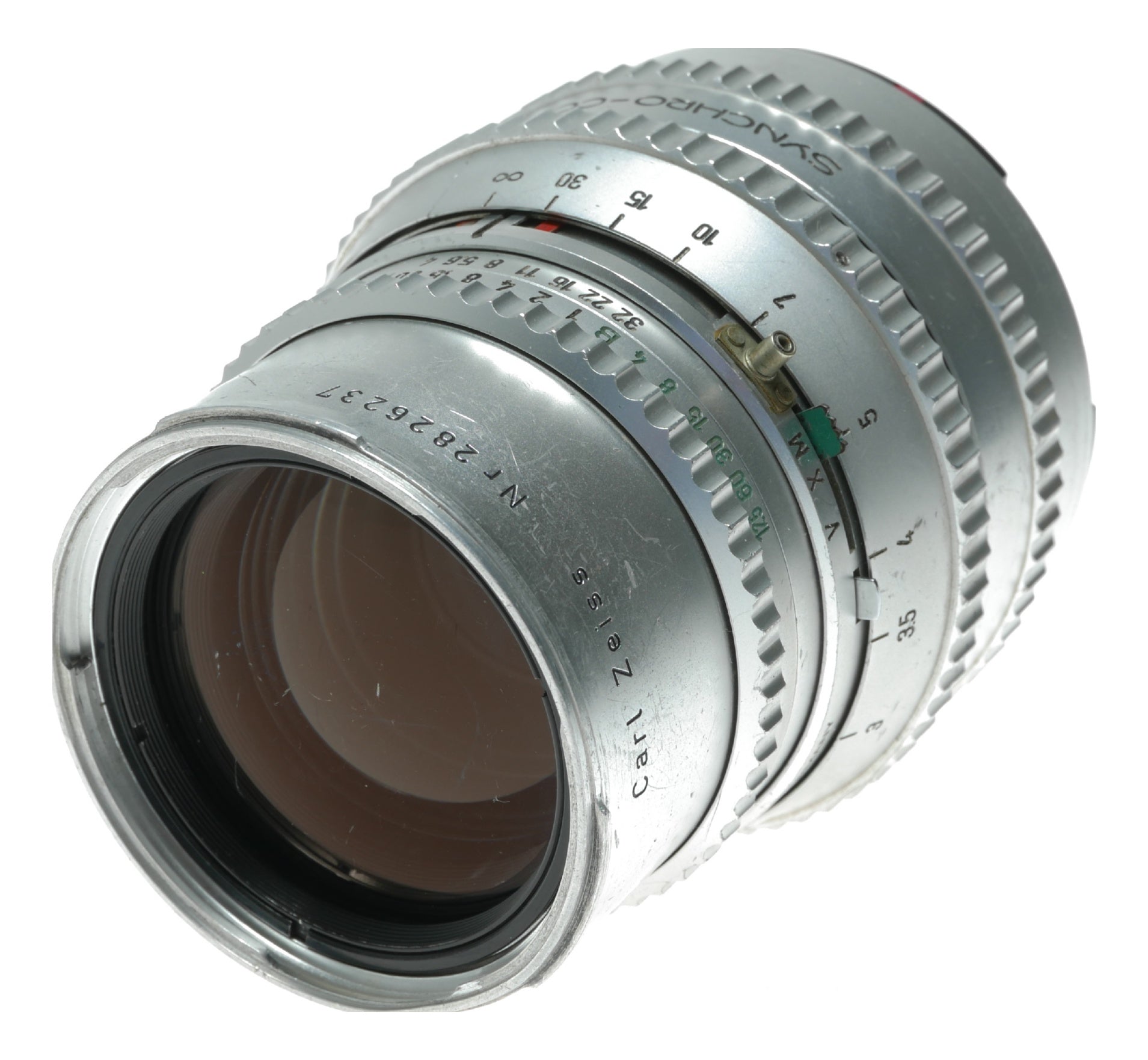 Carl Zeiss Sonnar 150mm f/4 Vintage Camera Lens with Synchro-Compur Shutter - View 5