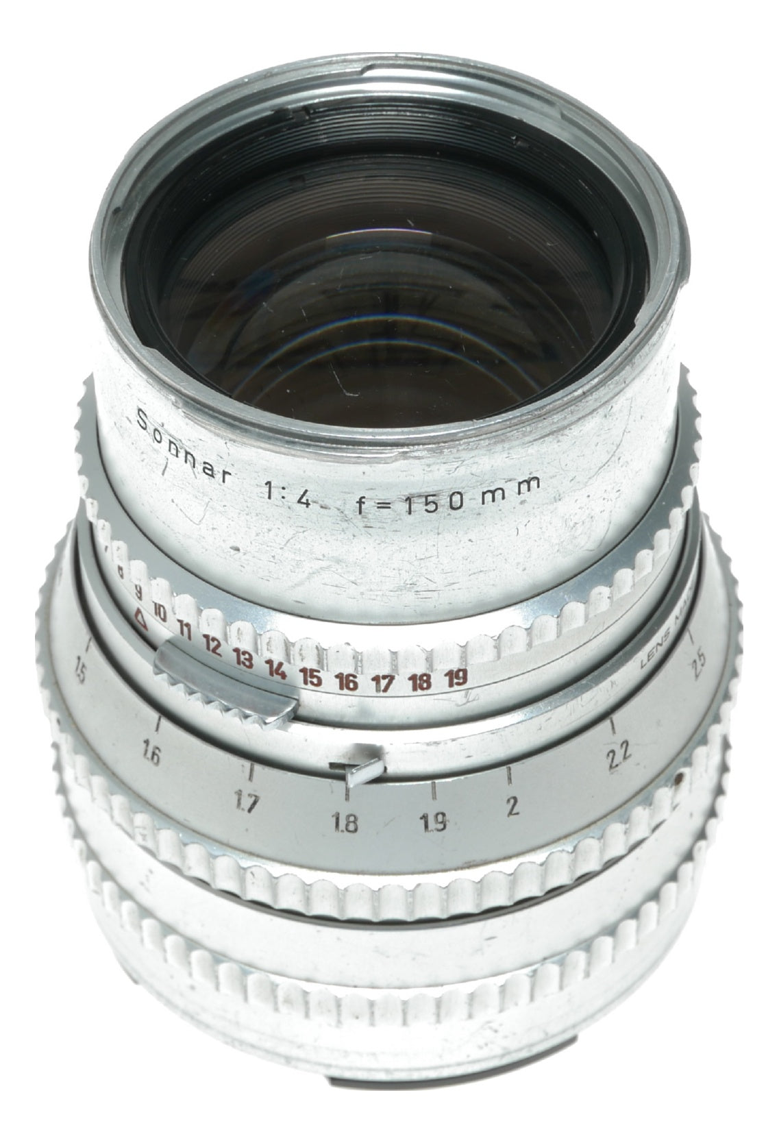 Carl Zeiss Sonnar 150mm f/4 Vintage Camera Lens with Synchro-Compur Shutter - View 7