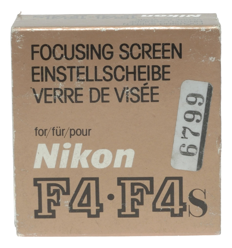 Nikon F4/F4s Focusing Screen Accessory, Model 6799, Made in Japan
