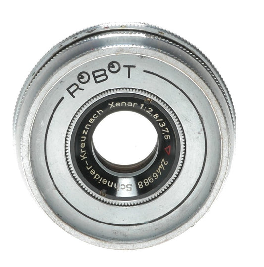 Schneider-Kreuznach Xenar 1:2.8/37.5 Vintage Camera Lens with Robot Mount