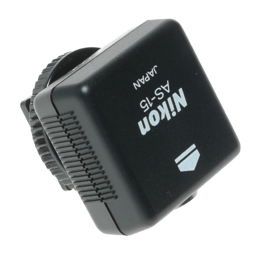Nikon AS-15 Sync Terminal Adapter for Flash Photography, Made in Japan - View 3