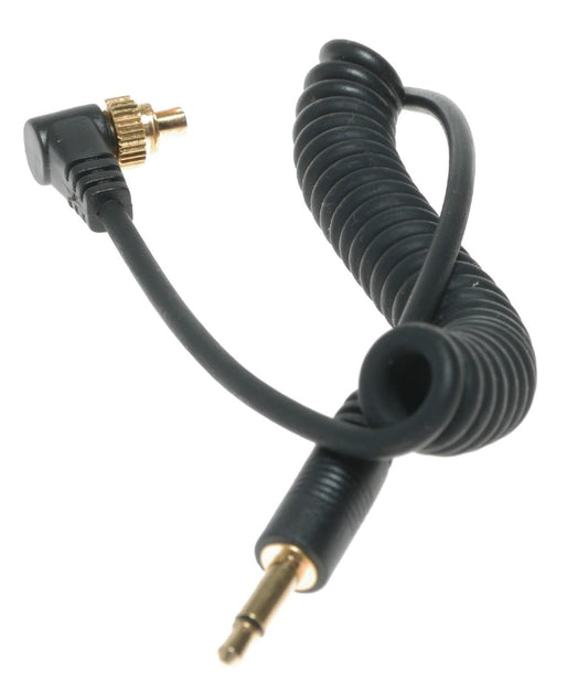 Rotolight RL-35PC-CBL Flash Sync Cable with 3.5mm Jack to PC Sync, 10" Coiled Cord - View 6
