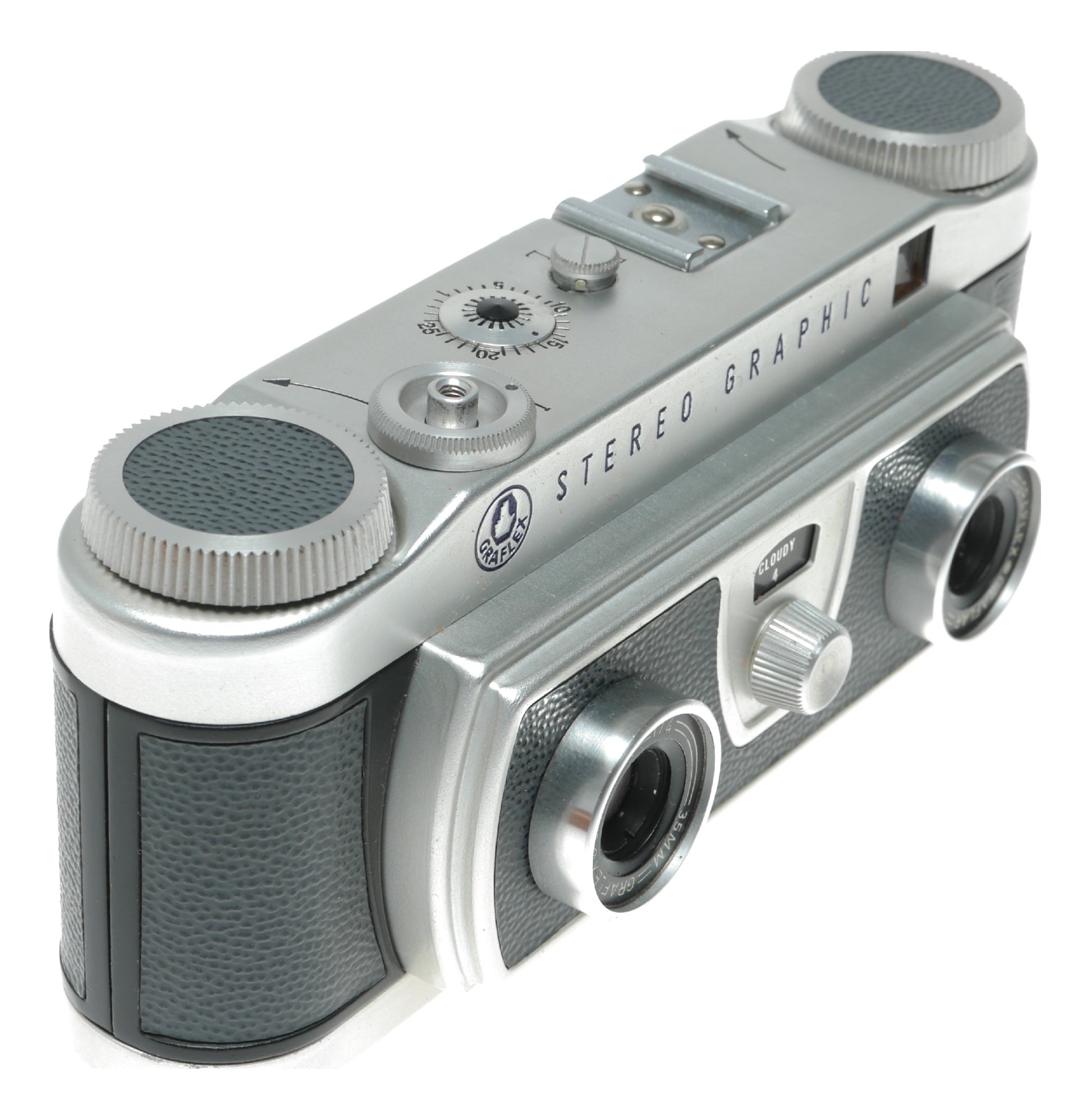Graflex Stereo Graphic 25mm f/4 Vintage Film Camera - View 4