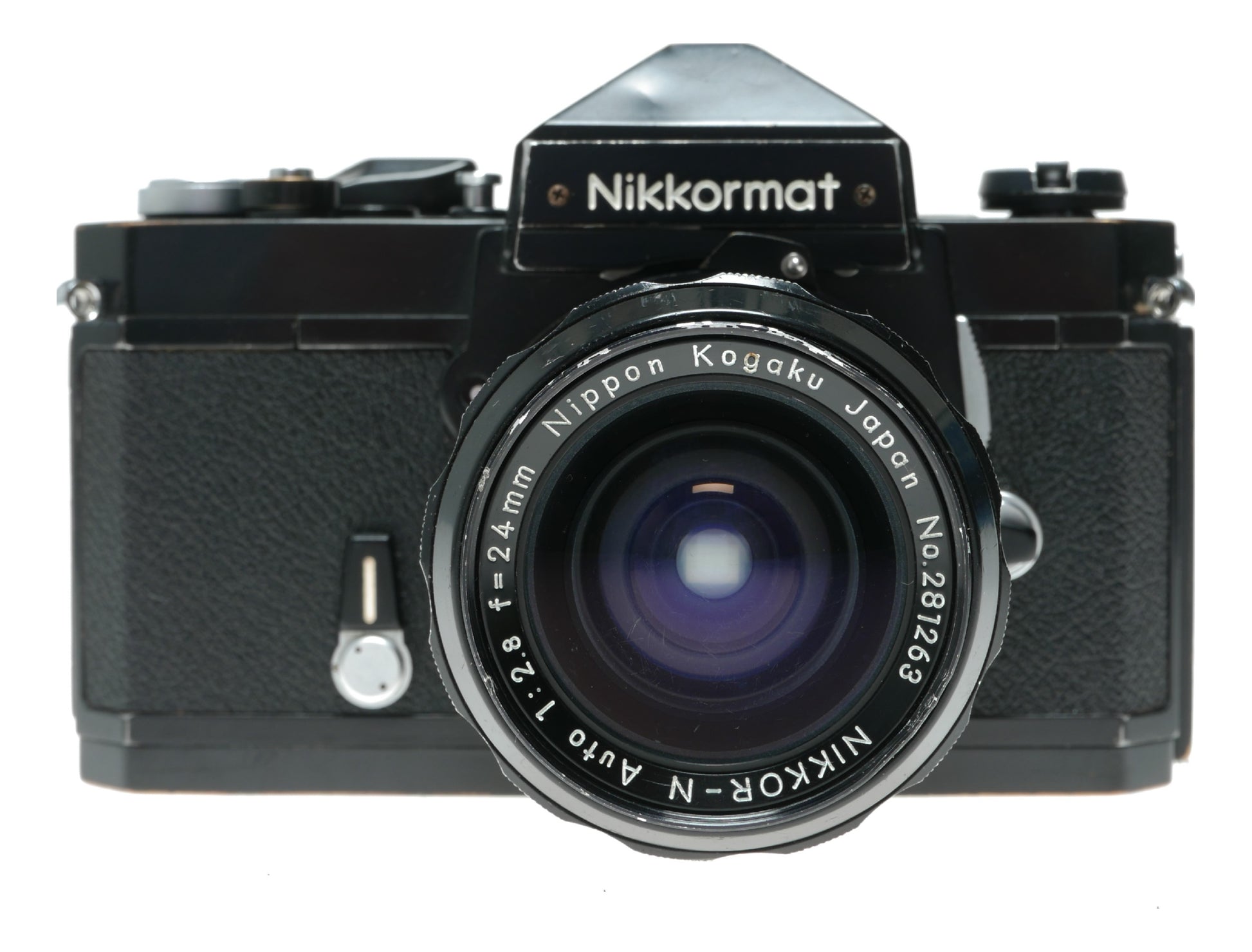 Nikkormat FT Vintage SLR Camera with Nikkor-N Auto 24mm f/2.8 Lens