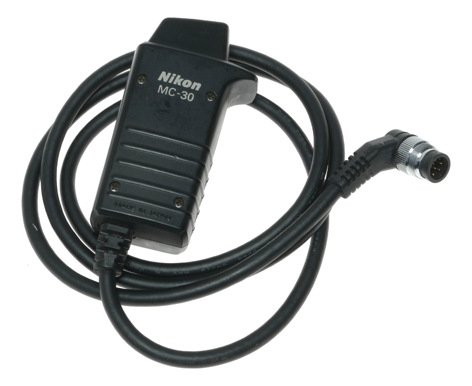 Nikon MC-30 Remote Shutter Release Cable for Nikon Cameras, Made in Japan with Lock Feature