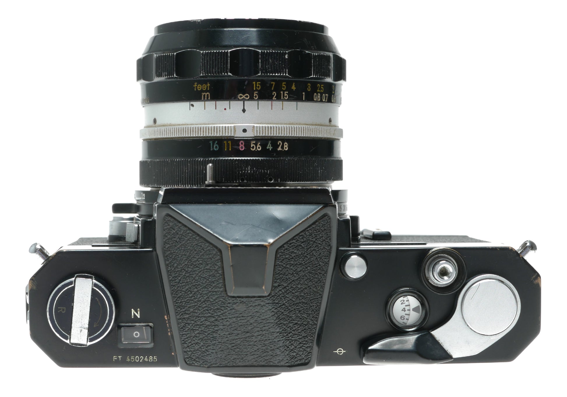 Nikkormat FT Vintage SLR Camera with Nikkor-N Auto 24mm f/2.8 Lens - View 5