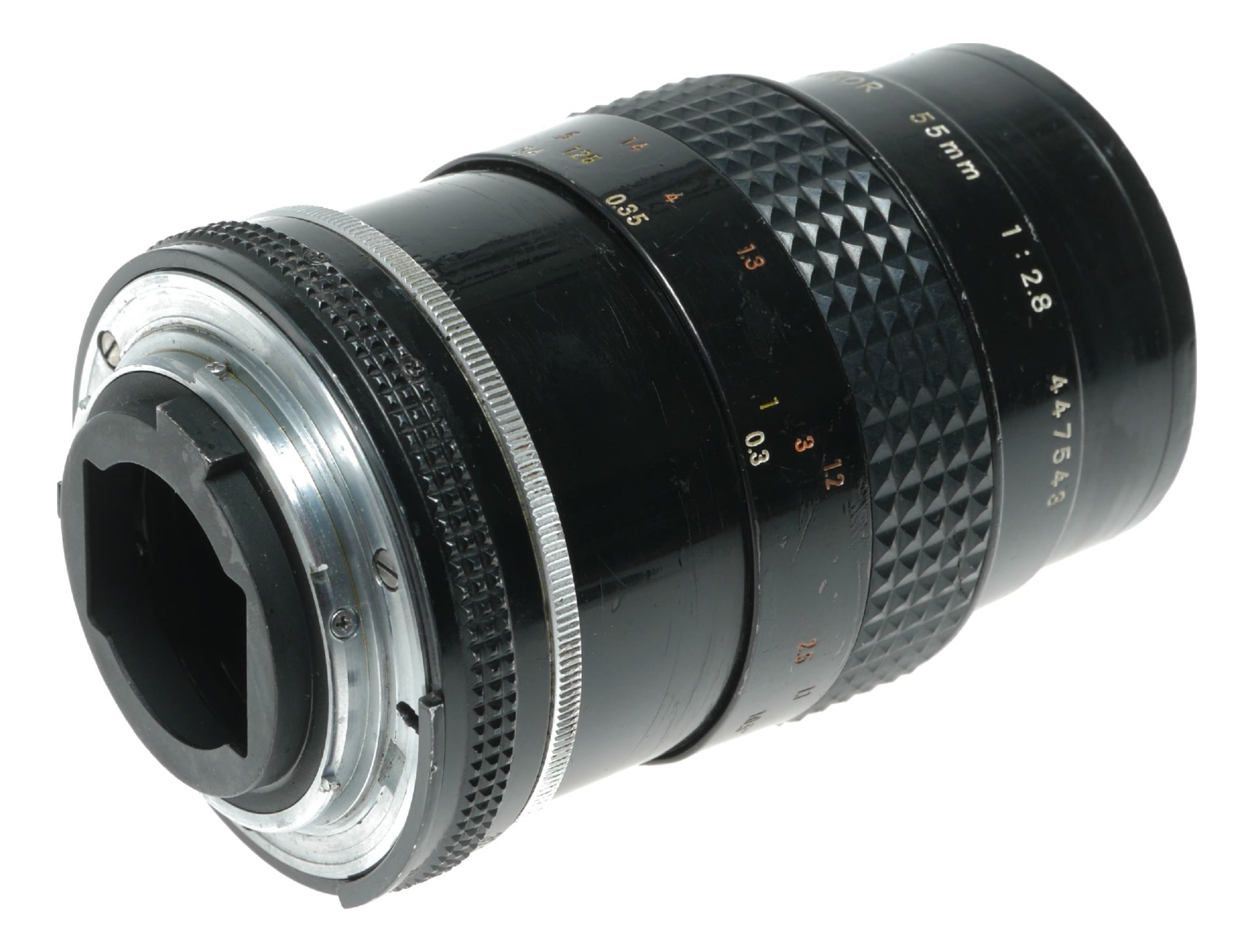 Nikon Micro-NIKKOR 55mm f/2.8 Manual Focus Lens - Made in Japan - View 6