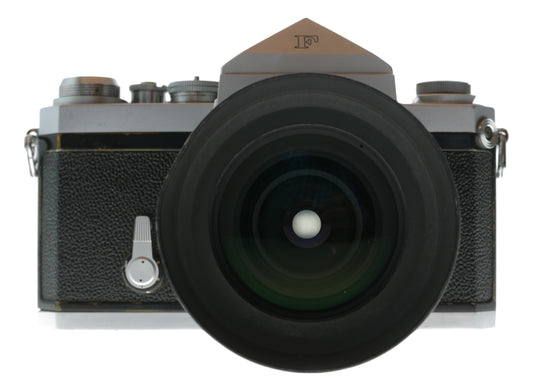 Nikon Nikkor-H.C Auto 28mm f/3.5 Vintage Lens with HN-2 Hood