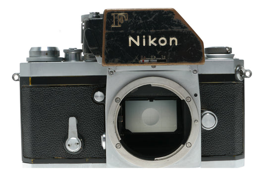 Nikon F Vintage Film SLR Camera with Shutter Speeds from 1s to 1/2000s, Made in Japan