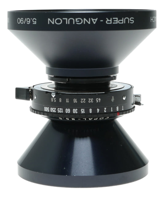 Schneider Kreuznach Super-Angulon 5.6/90mm f/5.6 Lens with Multi-Coating, Made in Germany and Japan - View 4